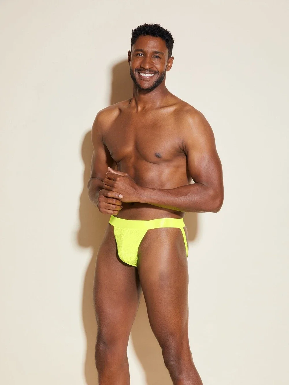 Cosabella Neon Lime Men’s Jockstrap Brief